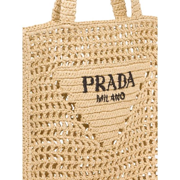 PRADA RAFFIA TOTE BAG - Picture 3 of 6